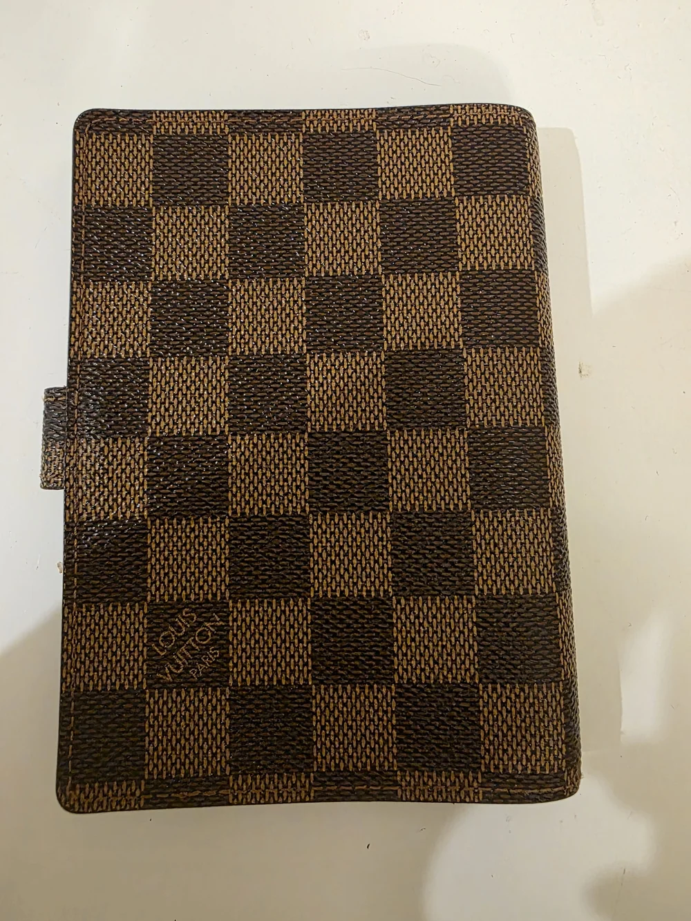 Louis Vuitton Damier Ebene Small Agenda Cover - Brown